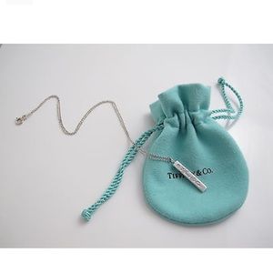 Vintage Tiffany & Co. Notes Diamond Bar Necklace